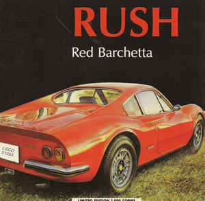 Rush Red Barchetta Album Cover