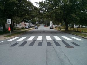 3-D pedestrian crossover in Halifax